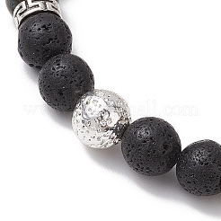 3 Stück Stretch-Armband-Set mit natürlichen Edelsteinen&nbsp;BJEW-JB10954