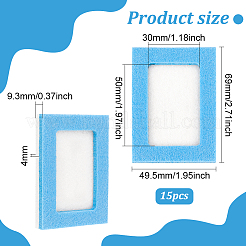 Rechteckiges Filzperlen-Designbrett&nbsp;DIY-WH0430-469B