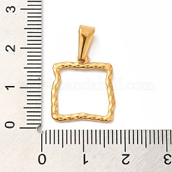 PVD-Vakuumbeschichtung 304 Edelstahlanhänger&nbsp;STAS-M322-02G
