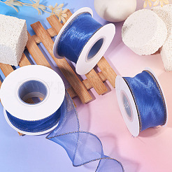 3 Rolle Polyester-Organzabänder&nbsp;SRIB-TA0001-26A