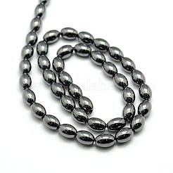 Non magnetici ematite sintetico perle ovali fili&nbsp;G-F161-32D
