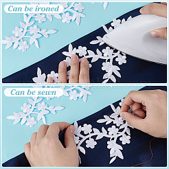 6 Stück Blumen-Stickerei aus Viskose zum Aufnähen von Ornament-Accessoires&nbsp;PATC-FG0002-56B