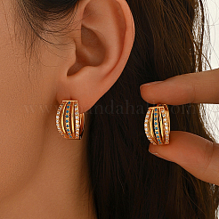 Messingring-Band-Ohrringe&nbsp;CL2799