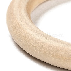Anneaux de liaison en bois non fini&nbsp;WOOD-F002-02I
