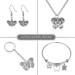 100 pièces 10 styles pendentifs en alliage de style tibétain&nbsp;TIBEP-CJ0002-87