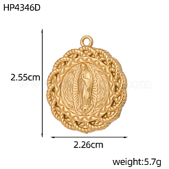 Pendentifs en acier inoxydable 304&nbsp;SA-OY001-64G