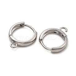 Ottone risultati hoop orecchino&nbsp;KK-C134-24P