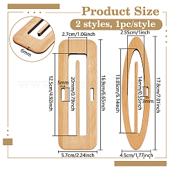 1 Satz Holz-Strickwebstühle und Schiffchen&nbsp;WOOD-BC0001-38C