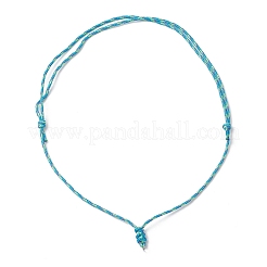 6 collier réglable en polyester et élasthanne&nbsp;NJEW-JN05362