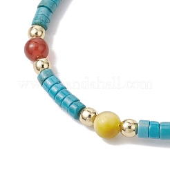 Armbänder aus natürlichen Magnesitperlen für Frauen&nbsp;BJEW-JB12036-02