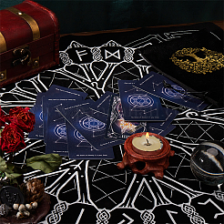 1 x fusselfreie quadratische Tarot-Tischdecke&nbsp;AJEW-CN0002-18