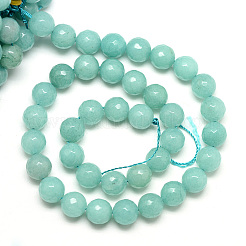 Natürliche weiße Jade Perlenstränge&nbsp;X-G-R346-6mm-17