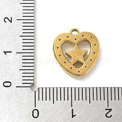 Colgantes de rhinestone de acero inoxidable 304&nbsp;STAS-I322-28G-04