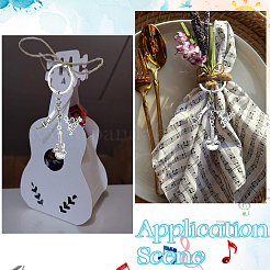 20 porte-clés en alliage musical avec microphone&nbsp;KEYC-SC00042