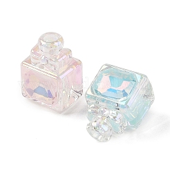 Acrilico trasparente con perline di strass&nbsp;OACR-G035-13