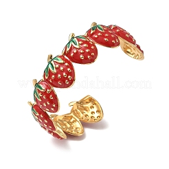 Braccialetti con polsino smaltato in acciaio inossidabile 304 per donna&nbsp;BJEW-F518-01G