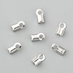 Emembouts de cordon à sertir repliables en acier inoxydable 304 résistant au ternissement&nbsp;STAS-M009-01A