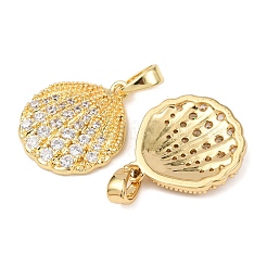 Pendentifs en laiton zircon cubique transparent&nbsp;KK-G543-09G-02