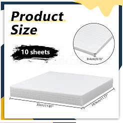 Wellpappenplatten aus Kunststoff&nbsp;DIY-WH0569-60B-02