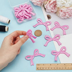 16 pièces en polyester avec feutre hotfix pour accessoires d'ornement&nbsp;DIY-FG0005-89