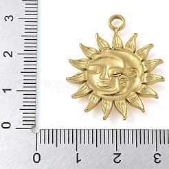 Placcatura ionica (ip) ciondoli in acciaio inossidabile 304&nbsp;STAS-B075-10G-04