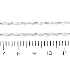 Halsketten aus gedrehten Gliederketten aus Messing&nbsp;NJEW-D302-63P