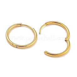 Orecchini a cerchio huggie in acciaio inossidabile 304 con placcatura sotto vuoto in PVD per donna&nbsp;EJEW-F280-07E-G