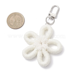 Polyester-Blumen-Anhänger Dekorationen&nbsp;HJEW-JM03961