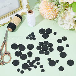 300 pièce de 3 styles de strass à coudre en acrylique miroir&nbsp;FIND-WR0012-08A