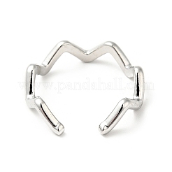 Bague ouverte en acier inoxydable 304 anti-ternissement pour femme&nbsp;RJEW-I085-13P