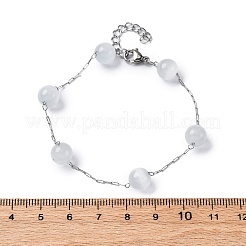 Bracciali a catena in acciaio inossidabile 304&nbsp;BJEW-C094-01P-06