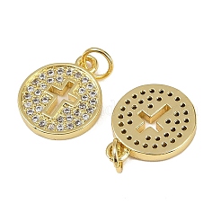 Ottone micro spianare pendenti zirconi&nbsp;KK-I358-031G
