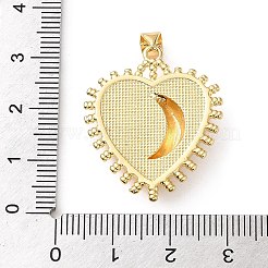 Messing micro pave klare zirkonia anhänger&nbsp;CU-CBA03AF-10A-G