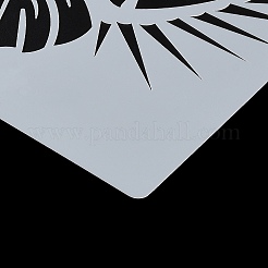 Modèles de pochoirs de peinture de dessin creux en plastique&nbsp;DIY-Z024-01N