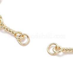 Messing Twist Bar Gliederkette Armband Herstellung&nbsp;AJEW-JB01416