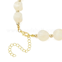 Collares de cuentas torcidas de acrílico de dos tonos&nbsp;NJEW-JN05840-01
