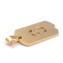 Pendentifs en acier inoxydable 304 avec placage ionique (IP)&nbsp;STAS-O127-D06