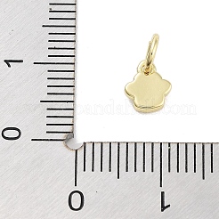 Echte 18 Karat vergoldete Messing Emaille Charms&nbsp;KK-M293-22G-03