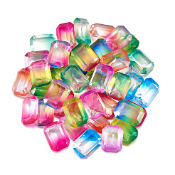 45 Stück 9 Stile Farbverlauf transparente Harz-Cabochons&nbsp;RESI-TA0003-11