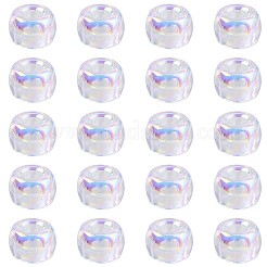 500 Stück Acrylperlen mit UV-Beschichtung&nbsp;OACR-SP0001-85B