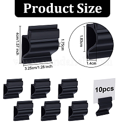 Porte-cartes à clip en pvc&nbsp;AJEW-WH0609-064