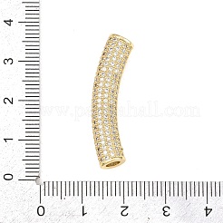 Perles de zircone cubique micro pave en Laiton&nbsp;KK-C162-069G