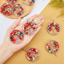 Arbre de vie gros pendentifs&nbsp;G-PH0001-04A