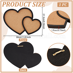 Schmuckdisplay aus Holz und Korktablett&nbsp;AJEW-WH0348-466D