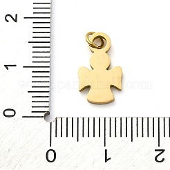 304 Edelstahl-Emaille-Anhänger&nbsp;STAS-E550-68G