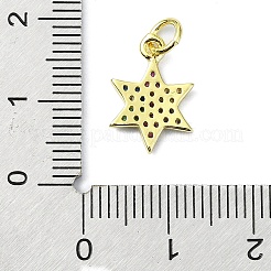Latón micro pavimenta los colgantes coloridos de la circona cúbica&nbsp;KK-H475-19G-11