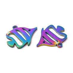 Pendentifs en acier inoxydable 304 avec placage ionique (IP)&nbsp;STAS-L020-027RC