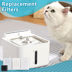 12 filtre de rechange pour fontaine à eau pour animaux de compagnie en éponge&nbsp;DIY-OC0014-69
