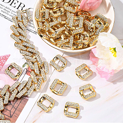Anelli di collegamento con strass acrilici&nbsp;FIND-CJC0003-31