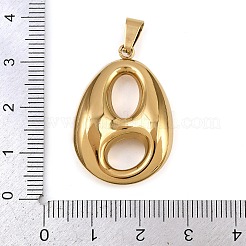 Pendentifs en acier inoxydable 304&nbsp;STAS-P407-04E-G